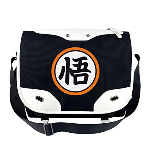 Undify WU Dragon Ball Schultertasche Canvas Messenger Bag Schultertasche Schultertasche Student Crossbody Bag, mehrfarbig, One Size