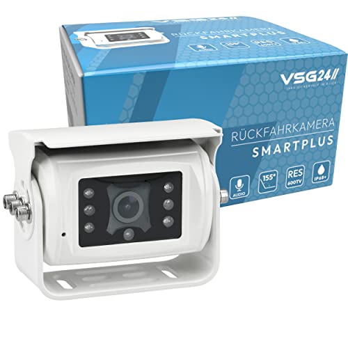 VSG Premium-Plus Rückfahrkamera / 154° Blickwinkel/Mikrofon / IP68 Heavy-Duty / 12Volt / Nachtsicht / 600TV / Premium-Serie