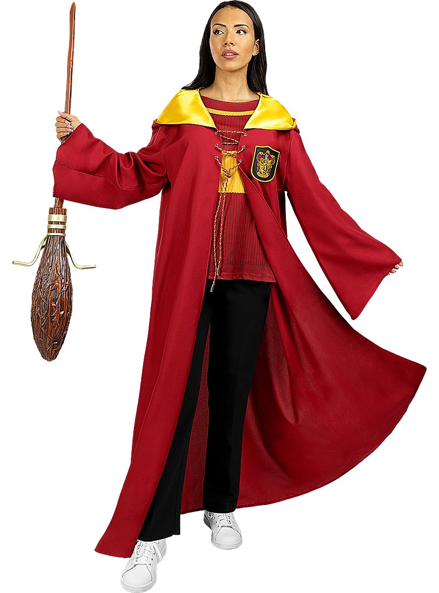 Funidelia | Gryffindor Quidditch Kostüm - Harry Potter für Herren & Damen Zauberer Kostüme für Erwachsene & Verkleidung für Partys, Karneval & Halloween - Größe M - Granatfarben