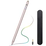 TiMOVO Stylus Stift Kompatibel mit iPad 8. Generation/Air 4/3, Mini 5. Gen, iPad 6 & 7. 10.2"/Pro 12.9, 2 in 1 Touchscreen Eingabestift Pen Palm Rejection Wiederaufladbar Touchstift, Roségold