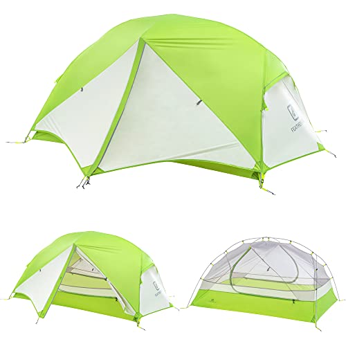 Featherstone Outdoor Backpacking 2 Personen Zelt für Ultraleichtes 3-Season Camping und Expeditionen, UL Peridot 2P