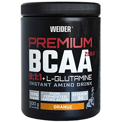 Weider Premium BCAA 8:1:1 + Glutamin Orange 500Gr. verzweigte Aminosäuren + Glutamin