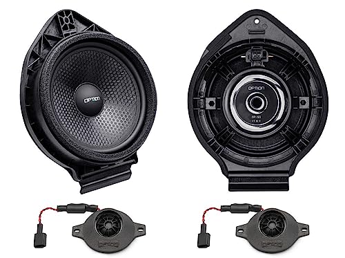 Option Lautsprecher kompatibel mit Opel Astra K – 16,5cm Komponenten Lautsprecher passend für Opel Astra K - 70 Watt RMS, 3 Ohm, 90 dB (Plug & Play)