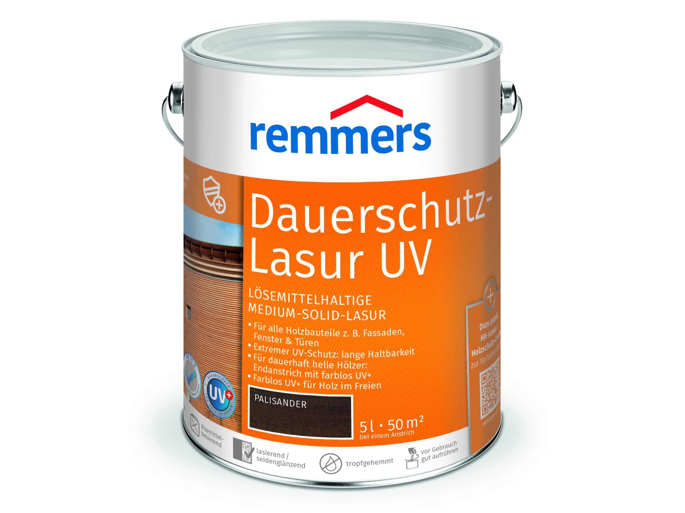 Remmers Langzeit-Lasur UV, 5L, Palisander