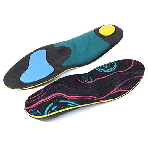 Orthotic Insole for Shoes Arch Support Heel Cushion for Plantar Fasciitis Full Length Orthopedic Insole Foot (Color : Blue Size : 35-37 230MM) (Green 38)