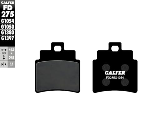Bremsbeläge Set Galfer vorne/hinten für Daelim S3 125 Fi