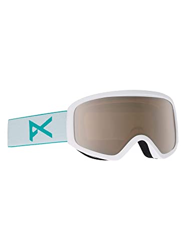Anon Damen Insight with Spare Snowboardbrille, White/Silver Amber