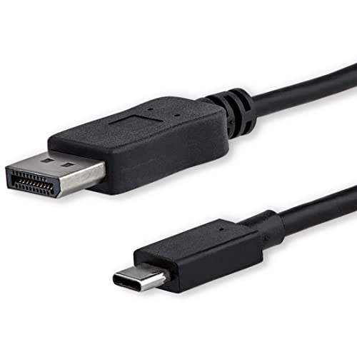Startech.Com Cavo Adatattore USB-C a Displayport da 3 m, 4K 60Hz, Bianco, Adatattore USB Tipo-C, Compatible con Thunderbolt 3