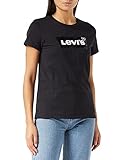 Levi's Damen The Perfect Tee T-Shirt,Black Agate,XS