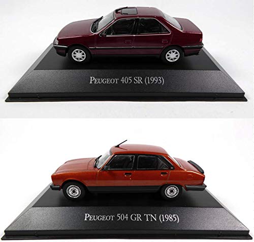 - Los mit 2 Autos 1/43: Peugeot 405 SR + 504 (AQV6 + 10)