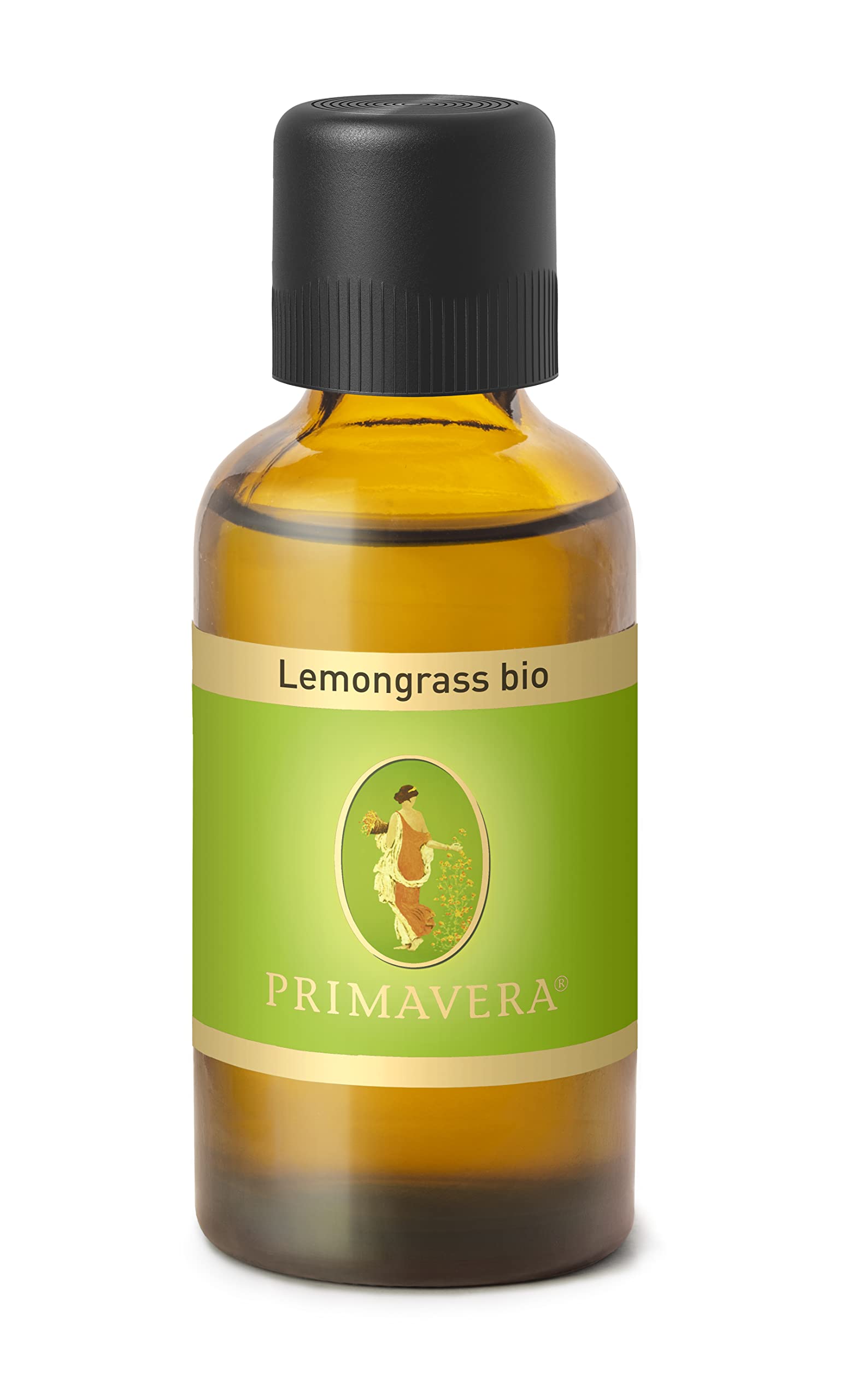 PRIMAVERA Ätherisches Öl Lemongrass bio 50 ml - Aromaöl, Duftöl, Aromatherapie - beruhigend, geistig anregend - vegan