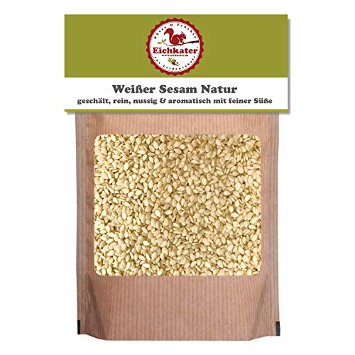 Eichkater Weißer Sesam geschält 6er-Pack (6x500 g)