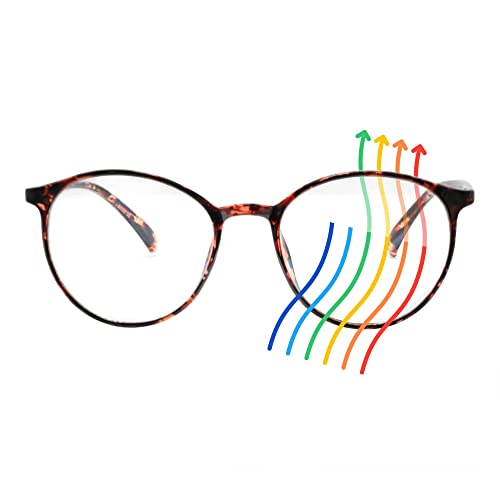 Ocushield Parker Anti-Blaulicht-Brille für Lesen (alle Größen) (Parker, Schildkröte)