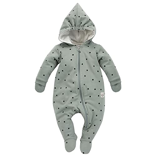 Pinokio Baby Warm Overall Tres Bien, 100% cotton Mint with dots, Girls Gr. 56-74 (56)