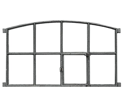 aubaho Fenster zum Öffnen Klappfenster Stallfenster Eisenfenster Eisen 74cm Antik-Stil