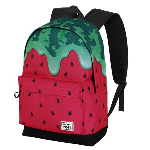 Oh My Pop! Melty Melon-Fan HS Rucksack 2.2, Grün, 31 x 44 cm, Kapazität 24 L