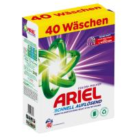 Ariel Color+ Pulverwaschmittel, Colorwaschmittel, 2.4 kg, 40 Waschladungen, Farbschutz, Schnell Auflösend Gegen Pulverrückstände Selbst In Kaltem Wasser