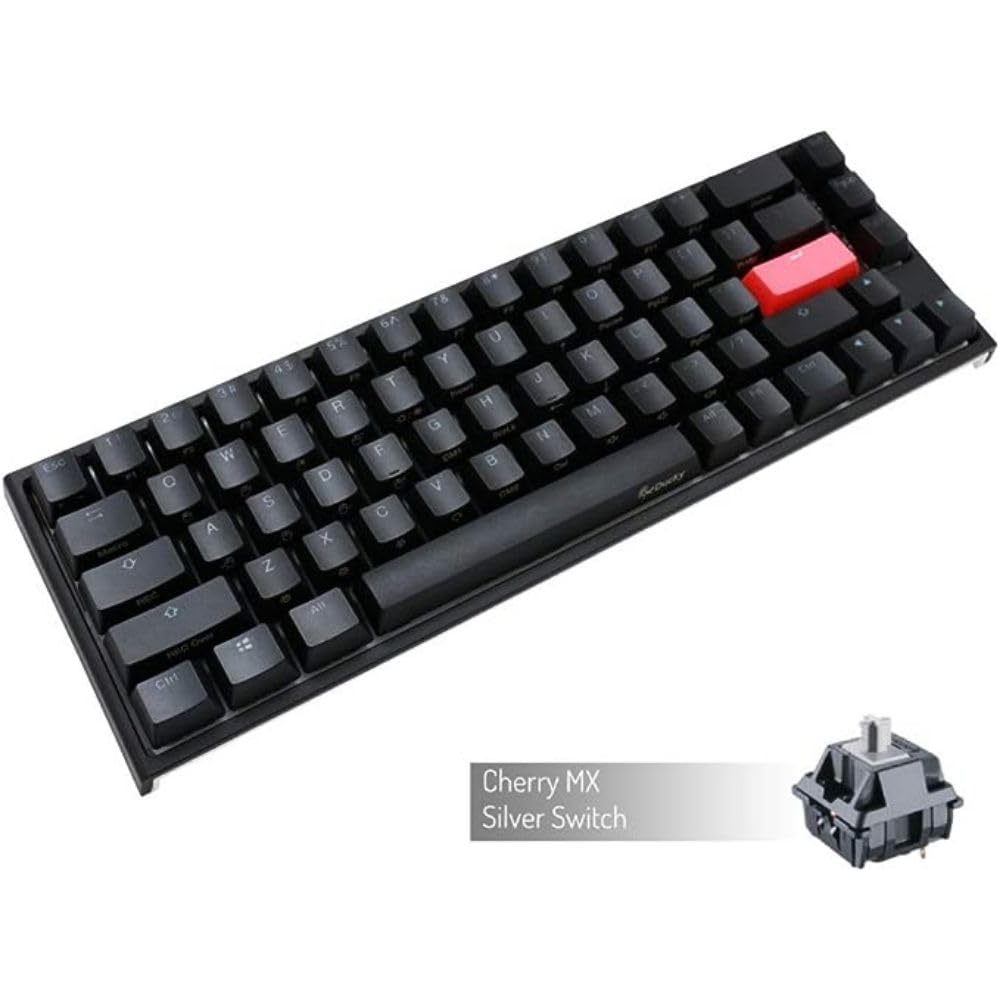 Ducky - ONE 2 SF Gaming Tastatur, MX-Speed-Silver, RGB LED - Schwa