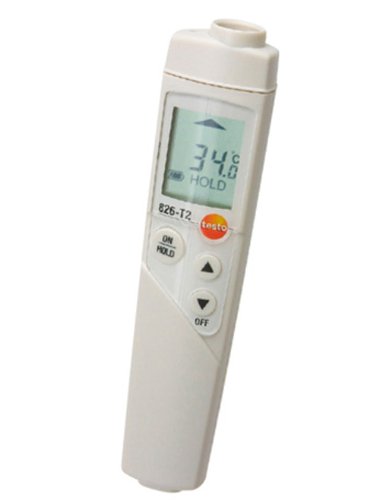testo 826-T2 Infrarot-Thermometer Kalibriert nach ISO Optik 6:1 -30 bis +300 °C
