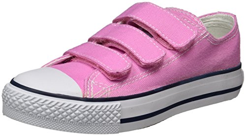 victoria Unisex-Kinder Zapato Basket Velcros Sneaker, Pink (Rosa), 33 EU