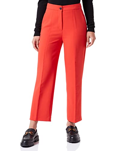 Sisley Damen Trousers 4olvlf025 Pants, Brick Red 1w4, 38 EU