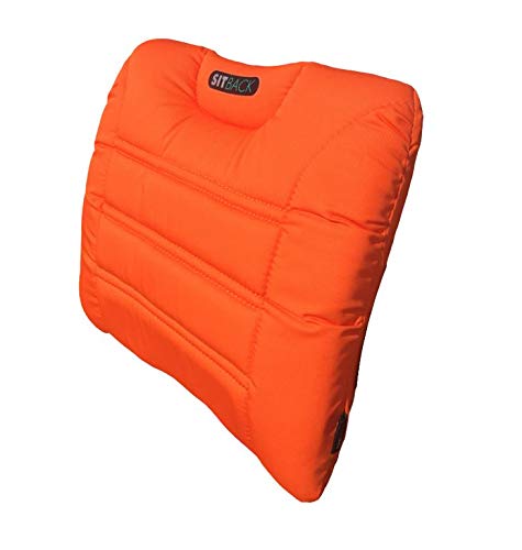 Sitback Air Universal Rückenstützkissen Sitzkissen Rückenkissen (Neon Orange)