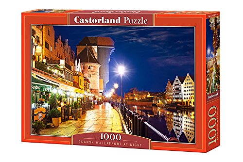 Castorland C-103379-2 - Gdansk Waterfront at Night, Puzzle 1000 teilige