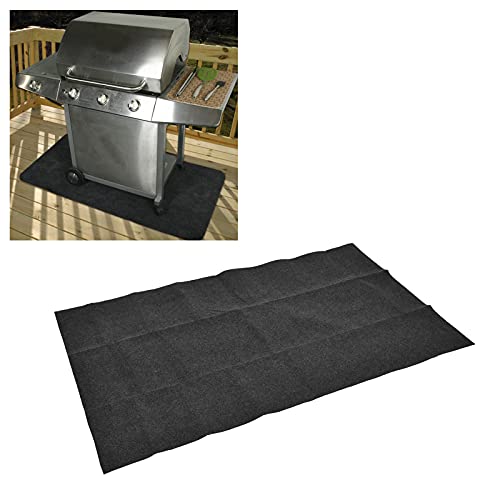 Sren Grill-Fußmatten, Under Grill Mat Premium für Deck und Terrasse für Under Barbecue für den Außenbereich(152 * 91CM)