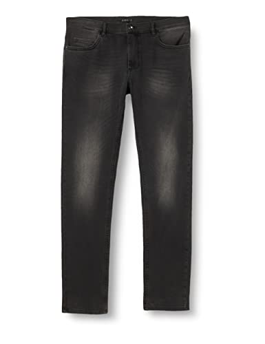 Sisley Men's Trousers 4Y7VSE01C Jeans, Black Denim 800, 34