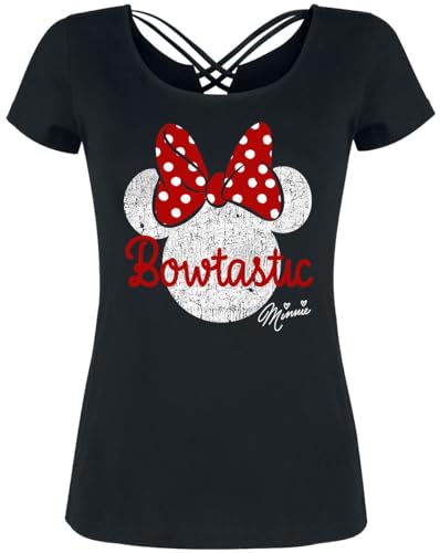 Mickey Mouse Bowtastic Frauen T-Shirt schwarz M
