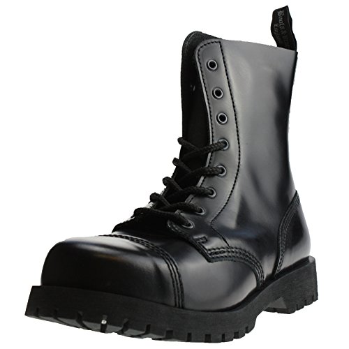 Boots & Braces - 8 Loch Stiefel Rangers Schwarz Größe 43 (UK9)