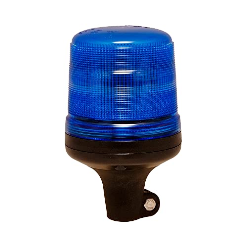 LED-MARTIN Rundumleuchte SESTO - 11 Blitzmuster - blau - DIN-Aufnahme