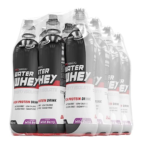 Best Body Nutrition Professional Water Whey Fruity Isolate Drink RTD Wild Berry, 6000 ml