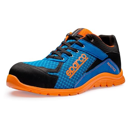 Sparco 0751744AZAF Praxis Schuhe Blau/Orange