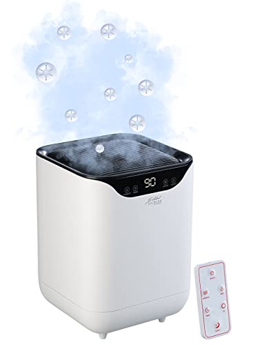 Sichler Haushaltsgeräte 3in1-Luftreiniger: 3in1-XL-Tisch-Luftwäscher, befeuchter & -kühler, UV-Licht, 4 l, weiß (Duftzerstäuber)