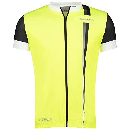 RENNER XXL Alexa Damen Funktions-Fahrrad Trikot Shirt Große Größen, Gelb, 54