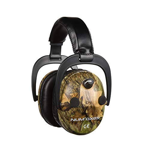 NUM'AXES Acoustic Electronic Earmuffs Cas1021 Camouflage, 1er Pack (1 x 290 g)