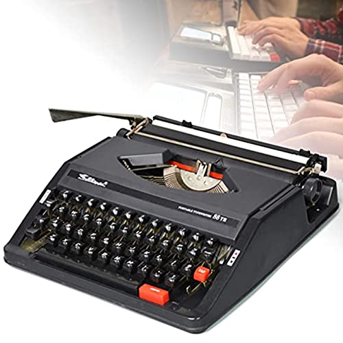 Machinery Schreibmaschine, altmodische manuelle Schreibmaschine, Klassische Nostalgie, tragbare Retro-manuelle Schreibmaschine, für Notizen oder Briefe oder kreatives Schreiben, Liter