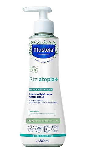 Mustela Stelatopia+ - Crema Relipidante e Anti-Prurito BIO Pelle Atopica, 300ml