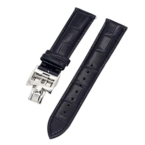 19mm 20mm 22mm Doppelseitige Rindsleder-Uhrenarmbänder für Vacheron VC Uhrenarmband Constantin für Männer und Frauen Rindslederarmbänder