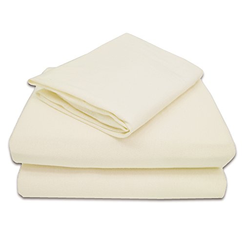 TL Care 100% Jersey Cotton 3-Piece Toddler Sheet Set, Ecru by TL Care