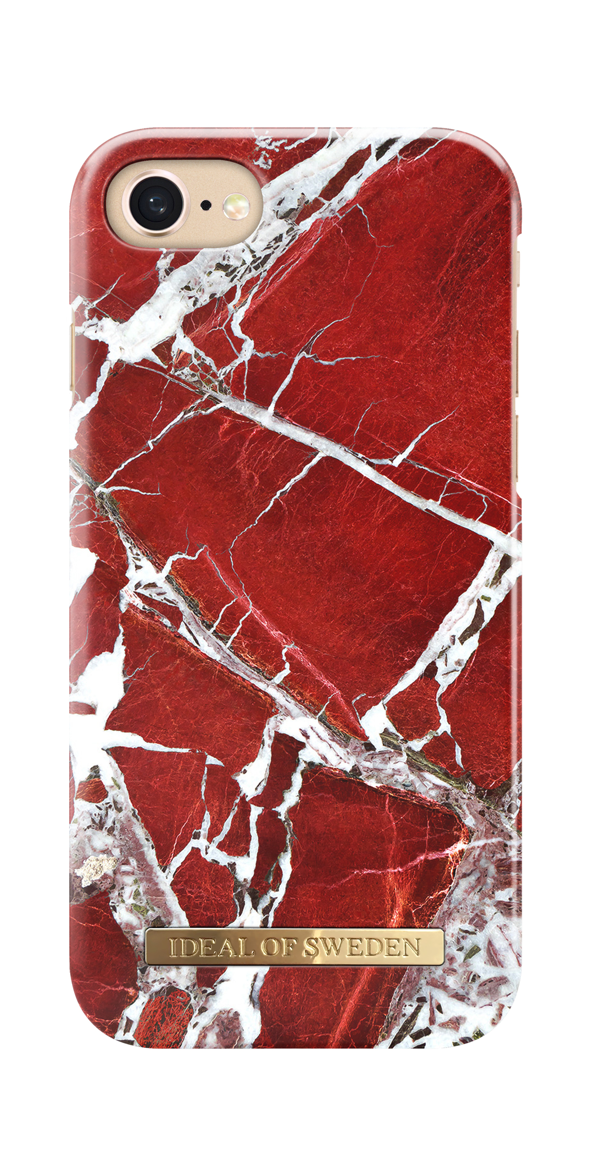 iDeal Of Sweden Scarlet Red Marble Handyhülle für iPhone 8/7/6/6s