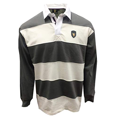 Guinness Anstecknadel für Rugby-Shirt, Zinn, cremefarben, m