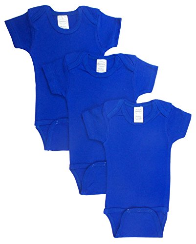 Bambini Blue Bodysuit Onezies (Pack of 3) - Large
