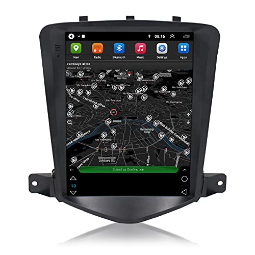 Dr.Lefran Auto-Navigation,2.5D vertikaler Bildschirm Android 10 Multimedia-Radio-Player für Chevrolet Cruze 2008-2013, IPS DSP, Bluetooth-Freisprecheinrichtung, Original-Lenkradsteuerung,WiFi 2g+32g