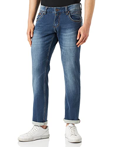 Timezone Herren Edwardtz Slim Jeans, Blau (White Used wash 3300), W30/L32 (Herstellergröße:30/32)