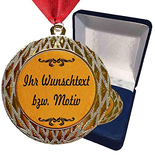 Larius Group Medaille Orden 10 Jahre zusammen Hochzeitzeit Hochzeitzeitsgeschenk Geschenk Auszeichnung Ehrenorden Wunschtext (mit Wunschtext und Schachtel)