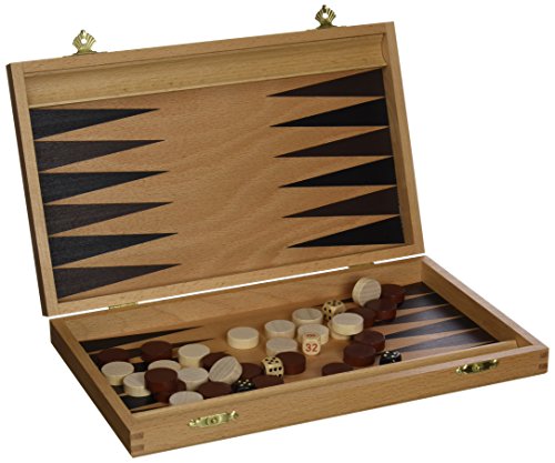 Weiblespiele 03764 - Backgammon Kassette, 28 x 17 cm