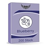 Kondome mit Geschmack Blaubeere 52mm - 200 Stück Gefühlsecht Extra dünn Extra feucht Analverkehr Gleitfilm von Lovelyness