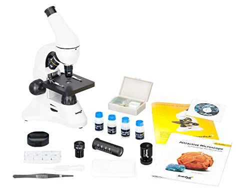 Levenhuk Rainbow D50L Plus 2M Digitalmikroskop — mit Kamera, Software, Aufbewahrungsbox und Experimentierkasten